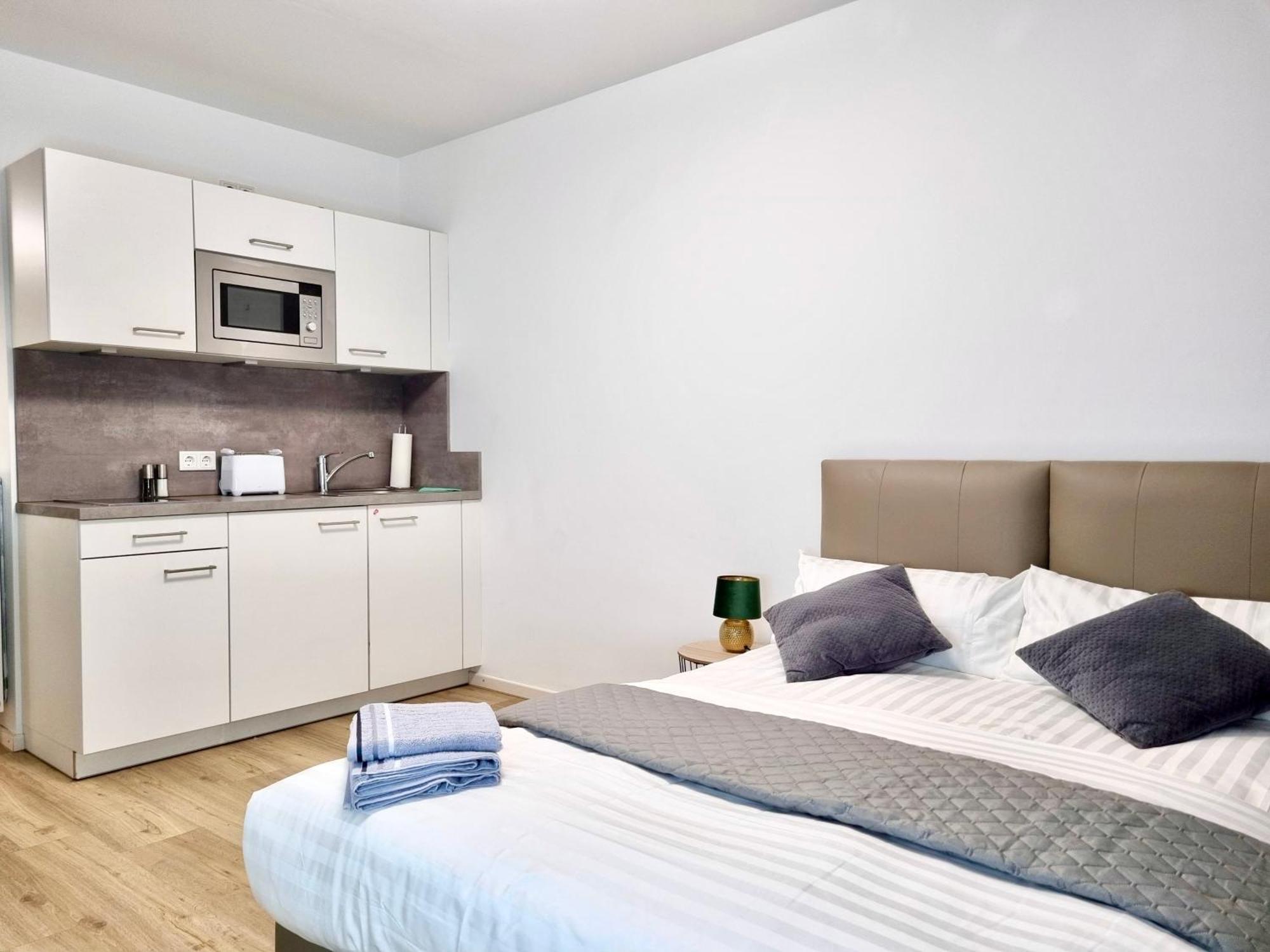 Modernes Apartment Nahe Des Stadtzentrums Hanôver Exterior foto